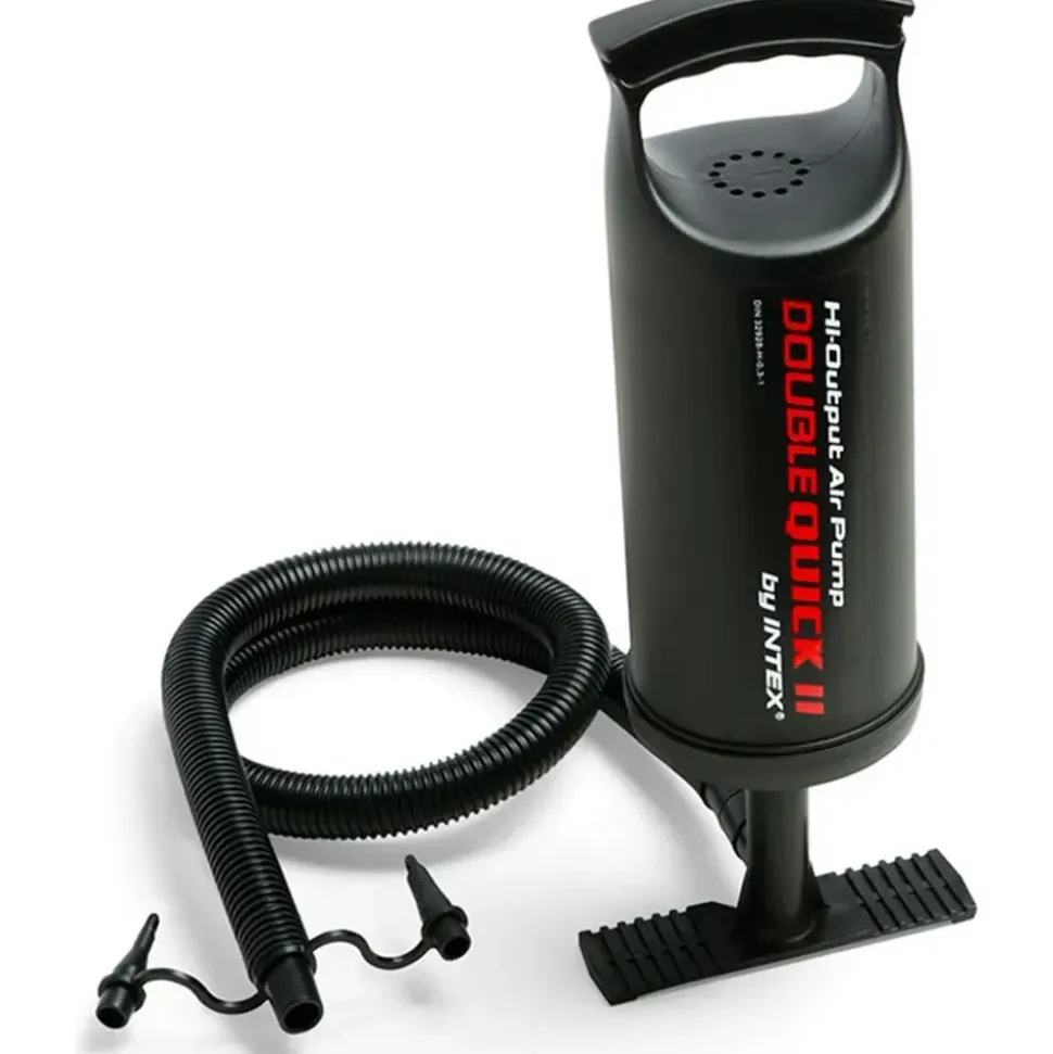 Intex Schlauchboot Excursion 4 Weiß inkl. Pumpe und Alu-Paddel