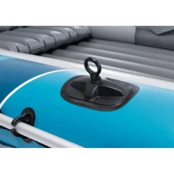 Intex Schlauchboot Excursion 4 Blau inkl. Pumpe und Alu-Paddel