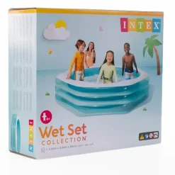 Intex Swim Center Achteckiger Pool 254 x 254 x 56 cm (58492)