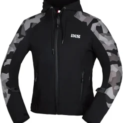 IXS Moto Camo Textiljacke Schwarz/Mehrfarbig L