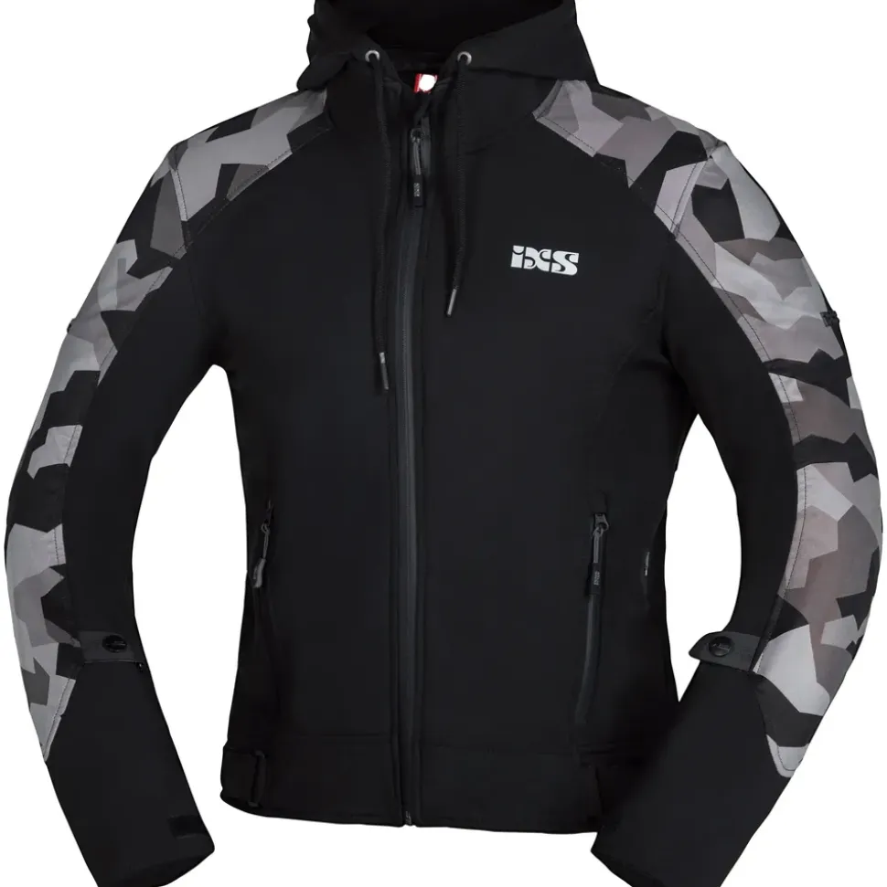 IXS Moto Camo Textiljacke Schwarz/Mehrfarbig L