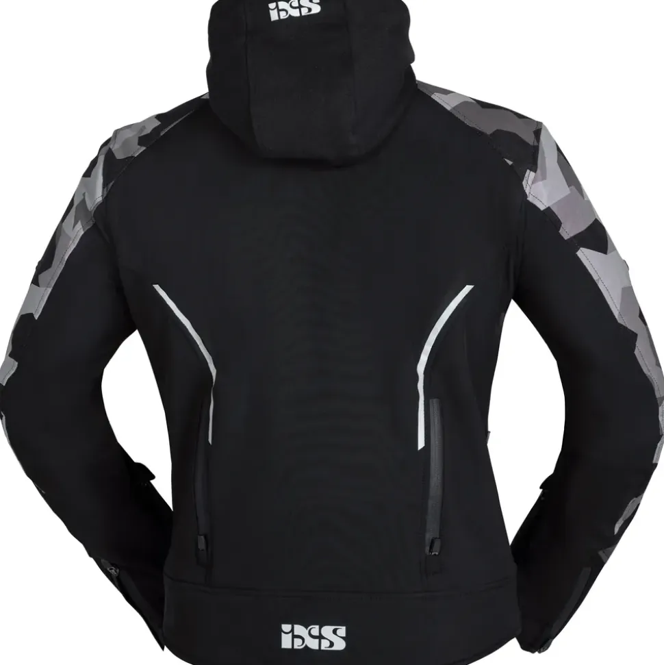 IXS Moto Camo Textiljacke Schwarz/Mehrfarbig L