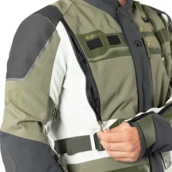 IXS Venture-GTX 1.0 Textiljacke Grau/Oliv M