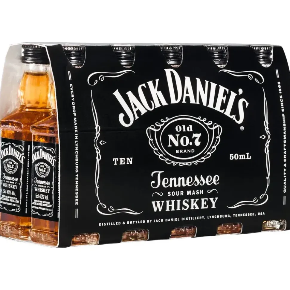 Jack Daniel's Old No. 7 Tennessee 40% Vol. 10 x 50 ml