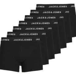 JACK & JONES Huey Boxershorts 7 Einheiten Black / Detail Black / Black S
