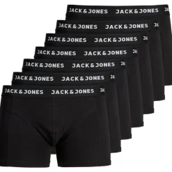 JACK & JONES Huey Boxershorts 7 Einheiten Black / Detail Black / Black S