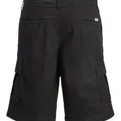 JACK & JONES Shorts mit Cargotaschen Modell 'COLE MATTY Black, S