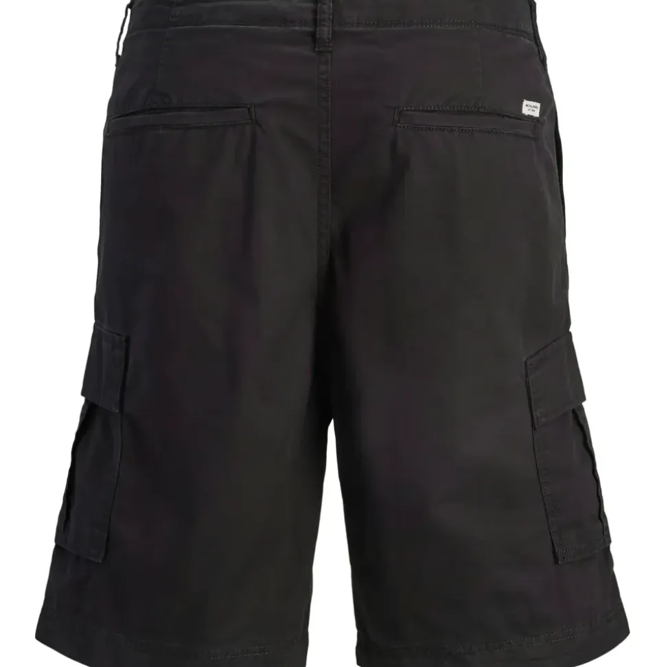 JACK & JONES Shorts mit Cargotaschen Modell 'COLE MATTY Black, S