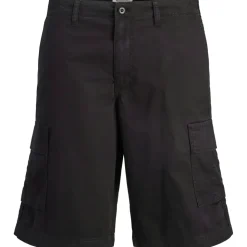 JACK & JONES Shorts mit Cargotaschen Modell 'COLE MATTY Black, S