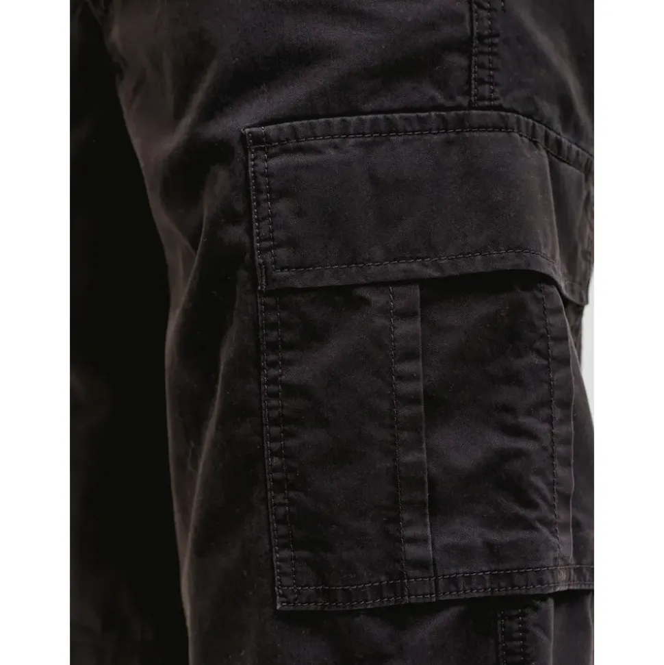JACK & JONES Shorts mit Cargotaschen Modell 'COLE MATTY Black, S