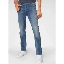 JACK & JONES Slim Straight Tim Original Am 781 50sps Jeans Blue Denim 33 32