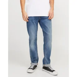 JACK & JONES Slim Straight Tim Original Am 781 50sps Jeans Blue Denim 33 32