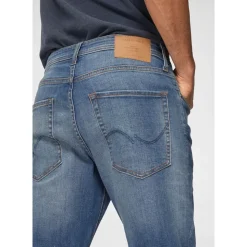 JACK & JONES Slim Straight Tim Original Am 781 50sps Jeans Blue Denim 33 32