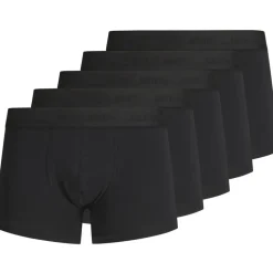 JACK & JONES Tone In Tone Boxershorts 5 Einheiten Black / Detail Black / Black XL