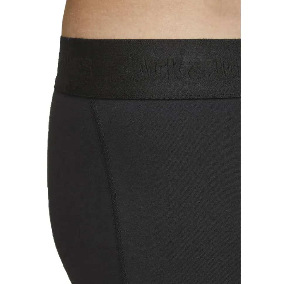 JACK & JONES Tone In Tone Boxershorts 5 Einheiten Black / Detail Black / Black XL
