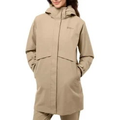 Jack Wolfskin Damen Baylight 3in1 W Coat, Anis, S EU