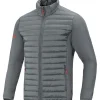Jako Premium Hybridjacke Damen steingrau 34
