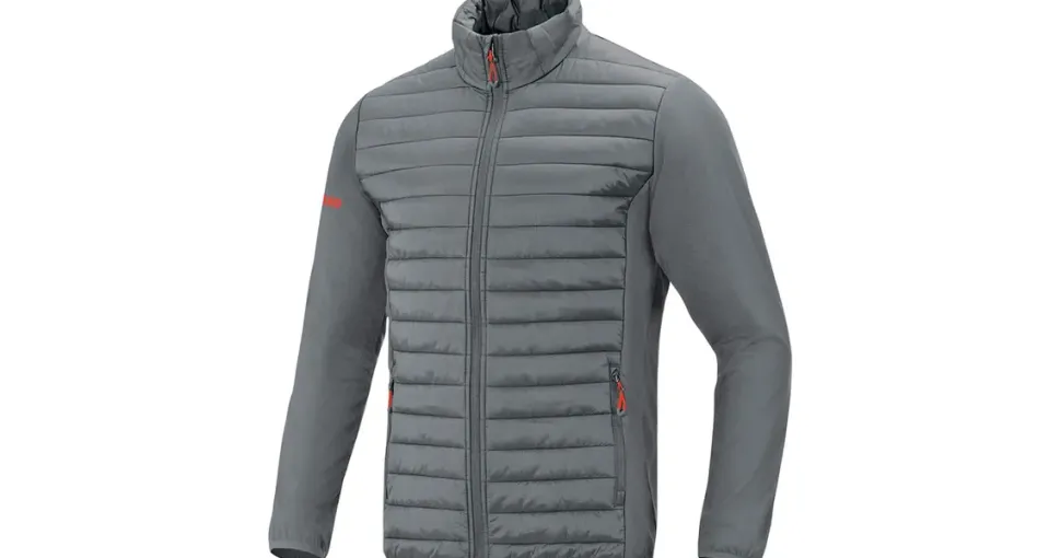 Jako Premium Hybridjacke Damen steingrau 34