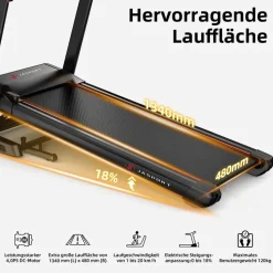 JASPORT L3 Laufband Schwarz