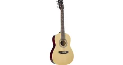 J & D AG-1 1/2 NT Westerngitarre - Akustik-Gitarre Dreadnought Mit Natural Agathis Decke, Ideal Zum Lernen