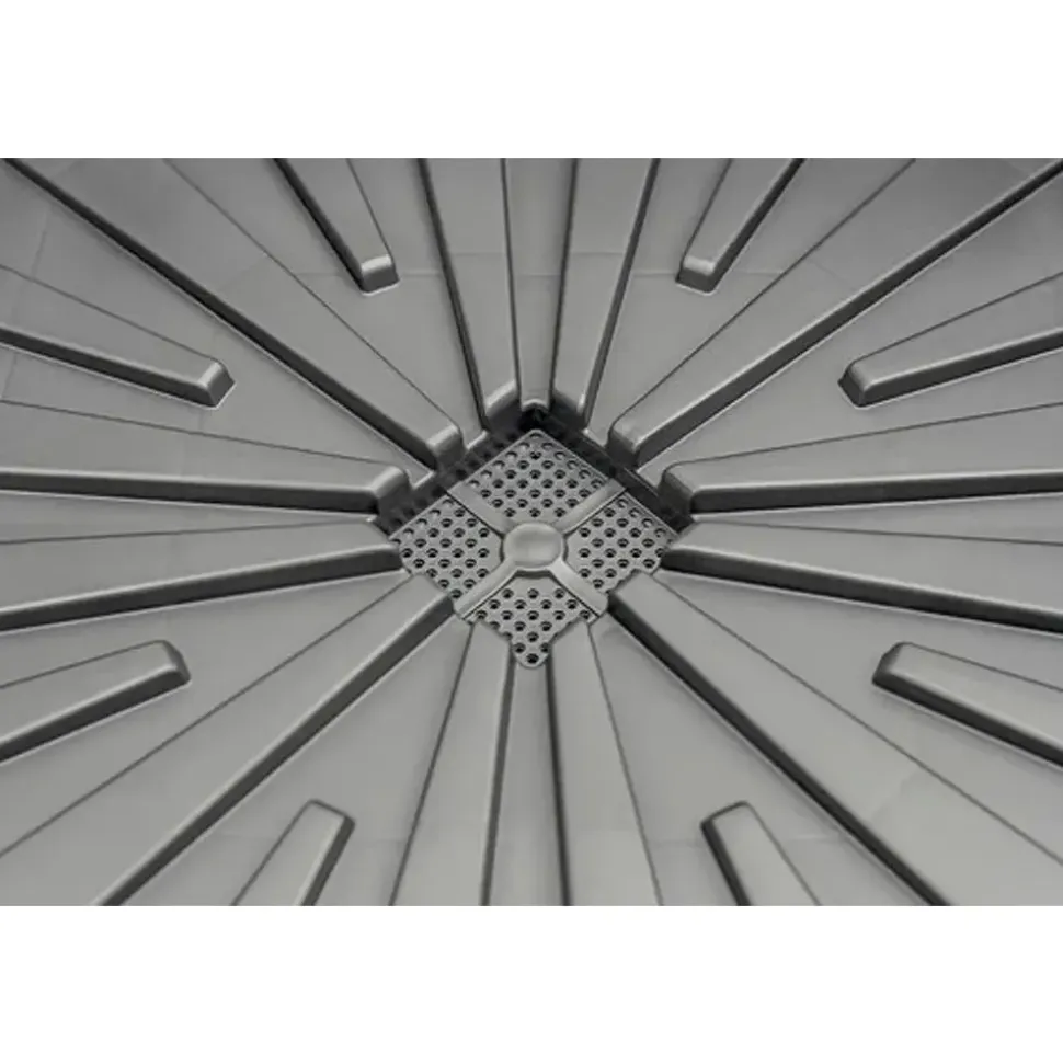 Jelenia Plast Hochbeet klassisch mit Staufächern 150 x 76 x 78 cm anthrazit