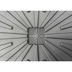 Jelenia Plast Hochbeet klassisch mit Staufächern 150 x 76 x 78 cm anthrazit