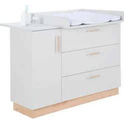 JIMMYLEE MyBaby Wickelkommode Leo, - B/H/T ca. 133.00x101.00x77.00