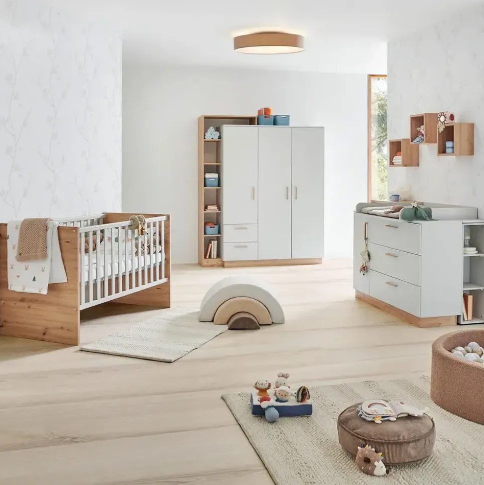 JIMMYLEE MyBaby Wickelkommode Leo, - B/H/T ca. 133.00x101.00x77.00
