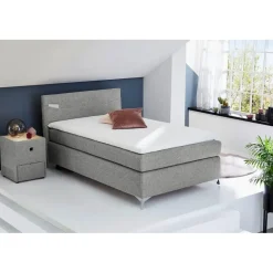 Jockenhöfer Boxspringbett 100 x 200 cm H2/H3 grau