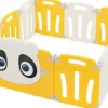 joyz Laufgitter, Gelb, Kunststoff, Quadratisch, 120x53x120 cm, Babymöbel, Laufstall Baby