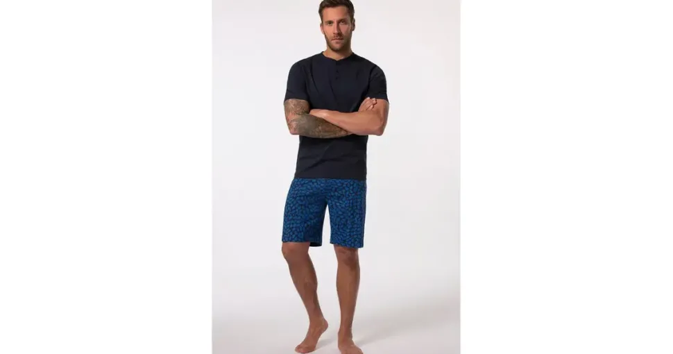 Jp1880 Schlafanzug blau XXL