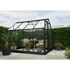 Juliana Popular 86 Alu schwarz Blankglas 3 mm 5 m2