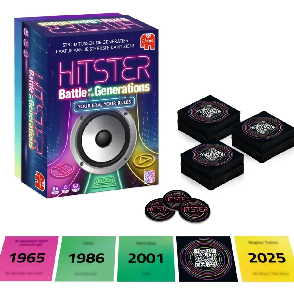 JUMBO Spiele Hitster Battle of the Generations