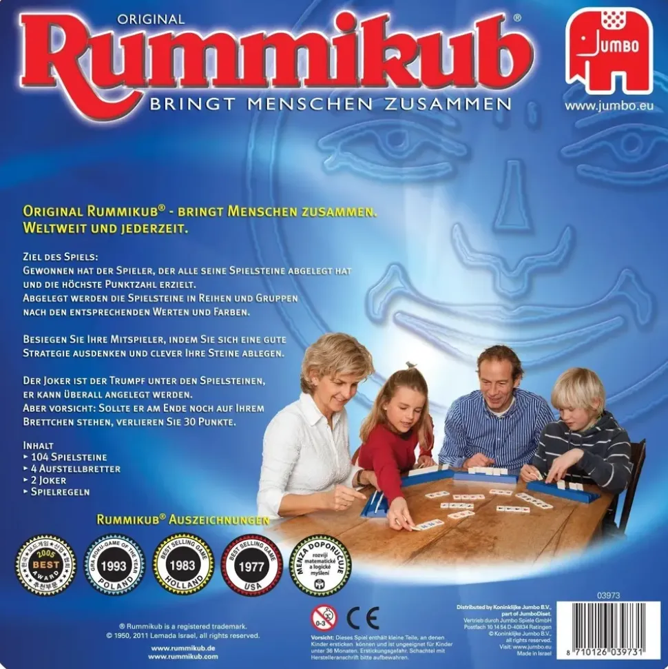 JUMBO Spiele Original Rummikub in Metalldose