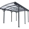 Juskys Carport 5 x 3 m mit Bogendach