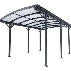Juskys Carport 5 x 3 m mit Bogendach