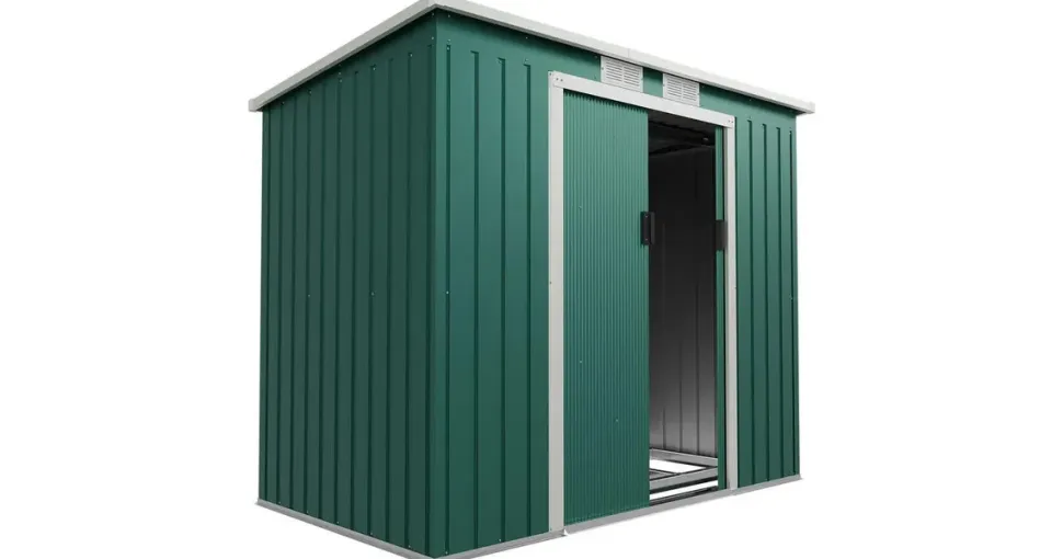 Juskys Geräteschuppen M 2,13 x 1,3 m dunkelgrün