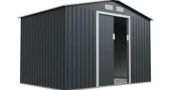 Juskys Geräteschuppen XL Anthrazit
