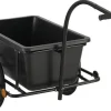 Juskys Lastenanhänger 90 L schwarz