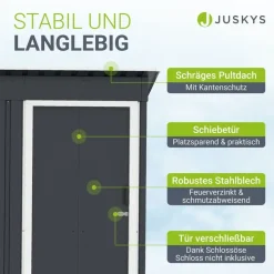 Juskys Metall Geräteschuppen