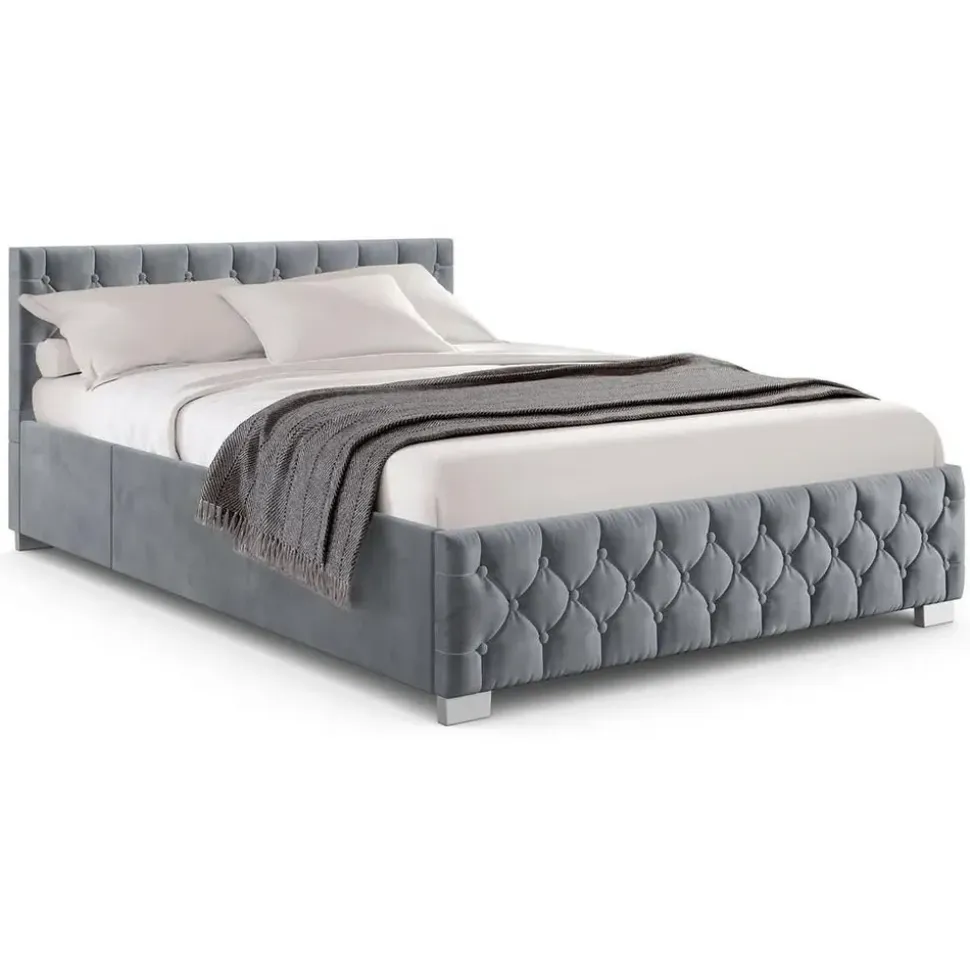 Juskys Nizza 180 x 200 cm dunkelgrau