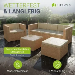 Juskys Punta Cana Lounge creme/beige