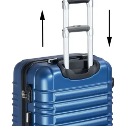 Juskys Rom Koffer-Set 4-tlg. blau
