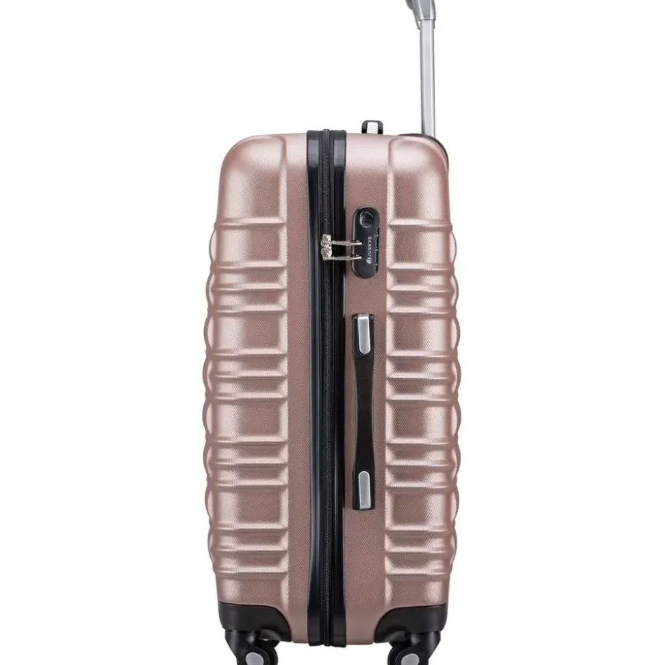 Juskys Rom Koffer-Set 4-tlg. rosa