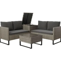 Juskys  Santorini Set 10-tlg. grau