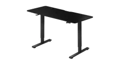 Juskys Schreibtisch Office Stand 140 x 60 cm Schwarz