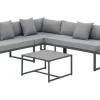 Juskys St. Tropez Lounge-Set Dunkelgrau