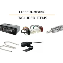 JUST SOUND best choice for caraudio Autoradio Einbaupaket JBL Celebrity 150 passend für Mazda 323 BJ | Bluetooth USB