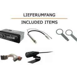 JUST SOUND best choice for caraudio Autoradio Einbaupaket JBL Celebrity 150 passend für VW Polo 6N/6N2 | Bluetooth USB