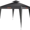 Justus Gartenpavillon 2,5 x 2,5 m schwarz